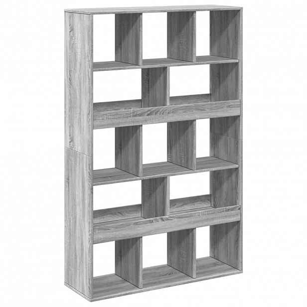 vidaXL Knihovna šedá sonoma 100 x 33 x 156,5 cm kompozitní dřevo