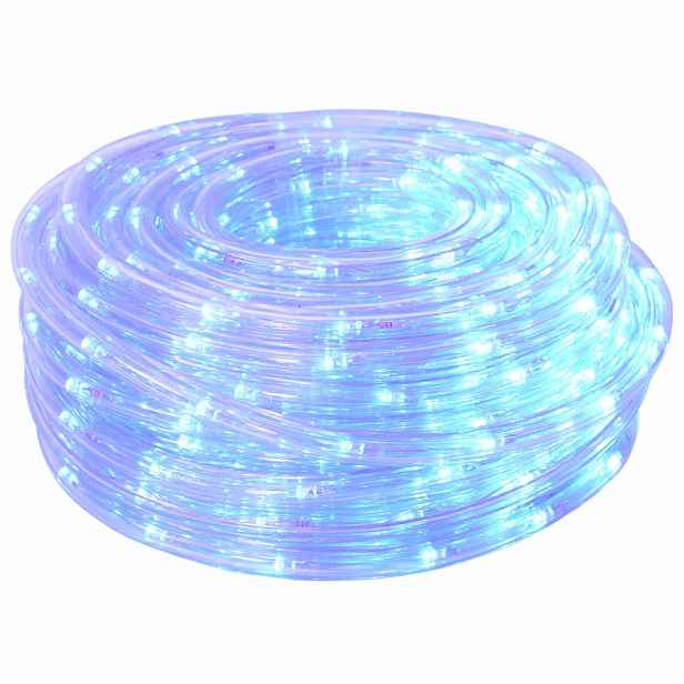 vidaXL Vánoční LED světelný had 240 LED Modrá a 10 m