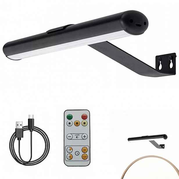 Bodová lampa napájená bateriemi, regulovatelná jasnost, 3 barevné teploty