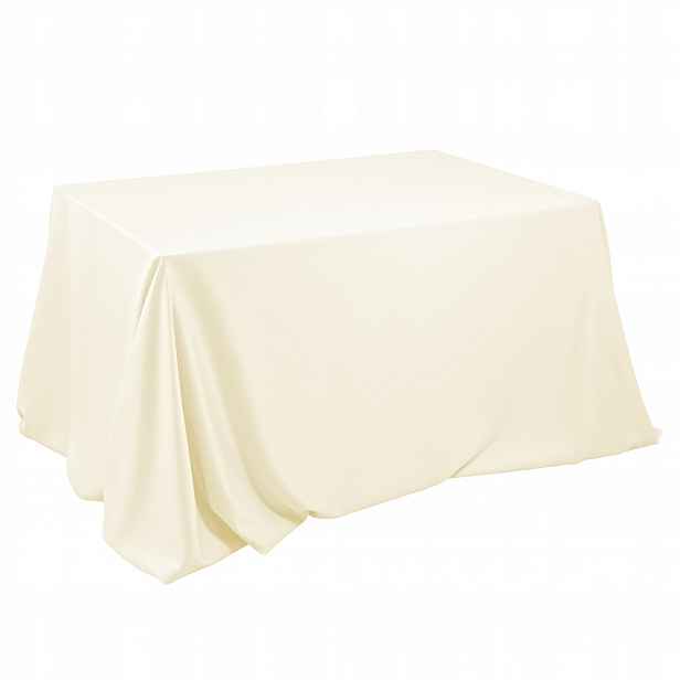 Hladký ubrus odolný proti skvrnám Aurora 377 Ecru Velký Velikost 240 x 260 cm