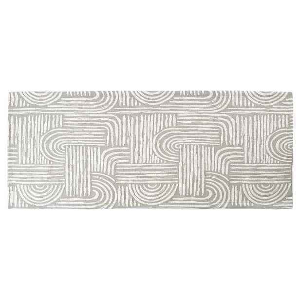 Sander Žakárový běhoun na stůl Arcus, 40 x 100 cm, silver grey 521568-21