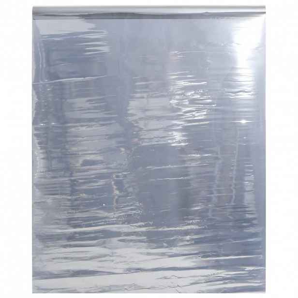vidaXL Solární fólie statická reflexní efekt stříbrná 45 x 2000 cm PVC