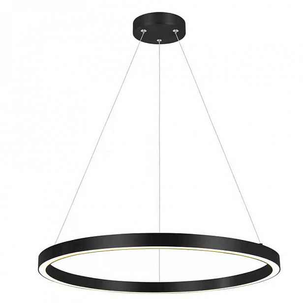 Závěsná lampa Midway Triangle kulatá černá Led 35W Teplá Barva 3000K