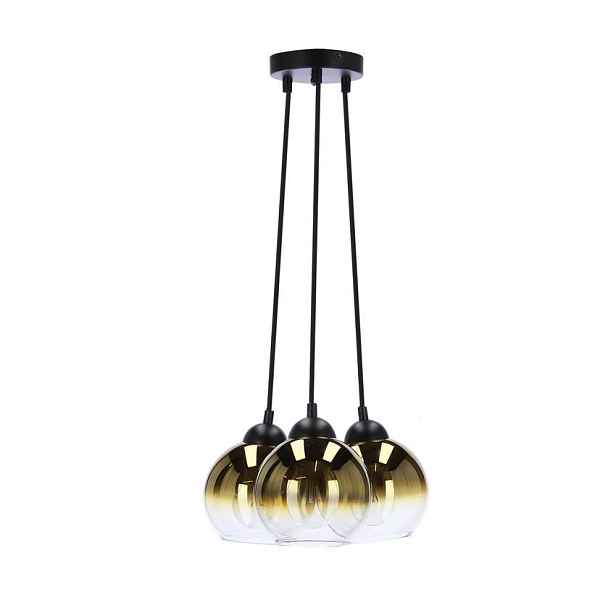 Závěsná lampa ze skleněných kuliček 3xE27 Nubia Candellux