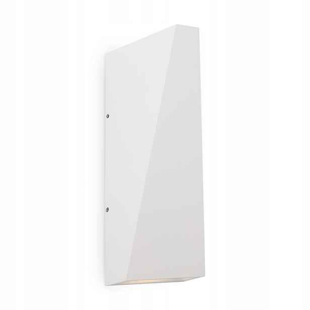 Venkovní nástěnná Led lampa geometrická horní a spodní část bílá Maytoni
