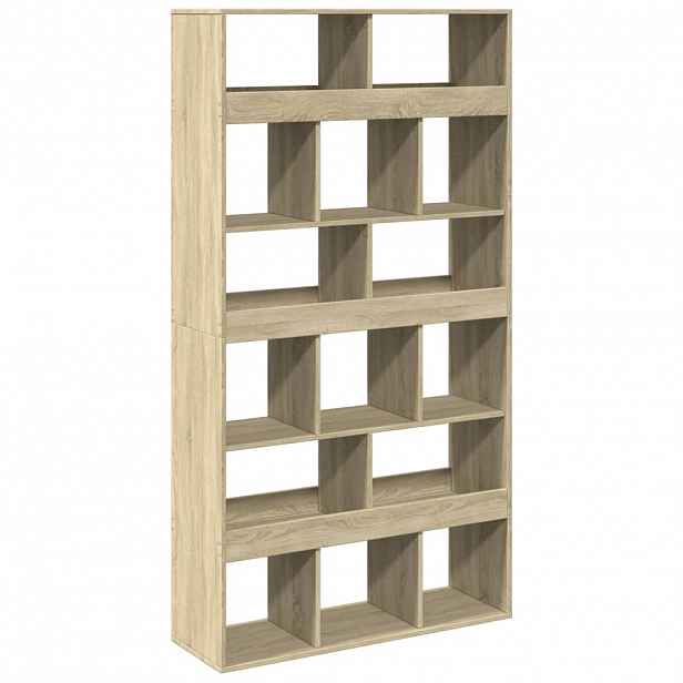 vidaXL Knihovna dub sonoma 100 x 33 x 187,5 cm kompozitní dřevo