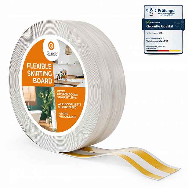 samolepicí podlahová lišta z Pvc 32x23 mm Bříza 25 m