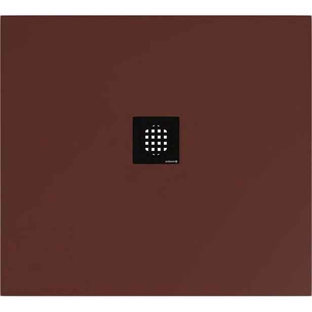 Sprchová vanička obdélníková Polysan Flexia 100x90 cm litý mramor hnědá 72925.71