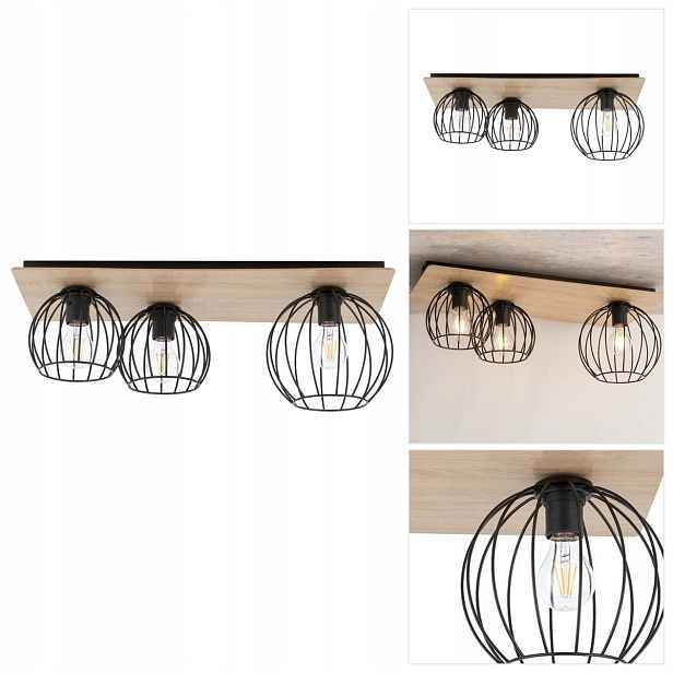 Stropní svítidlo Cyber černá do obývacího pokoje s rozptýleným leskem Sigma Lighting
