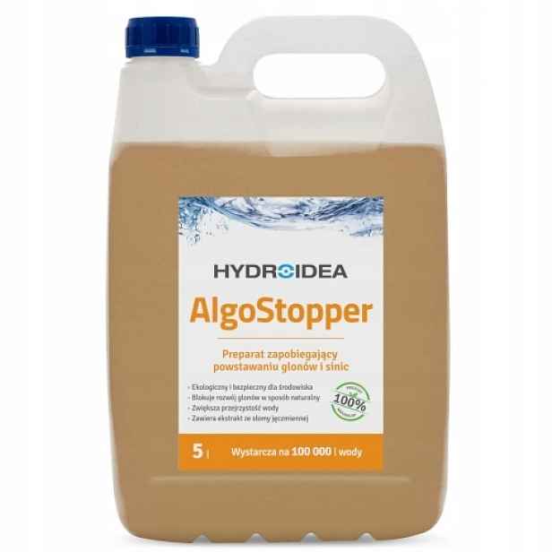 Hydroidea Algostopper 5 L – Přírodní Přípravek Na Řasy A Sinice