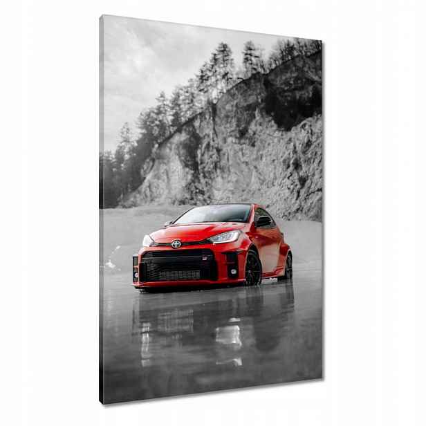 Obrazy 60x90 Červená Toyota Bw