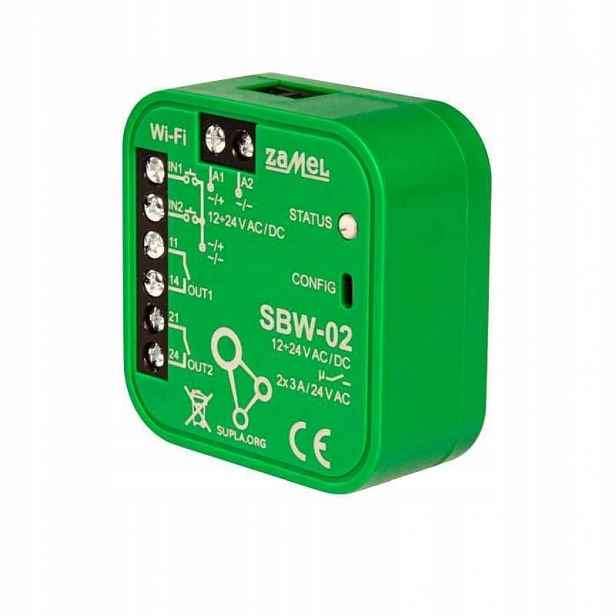 Supla – 2-kanálový Wi-Fi bránový ovladač SBW-02