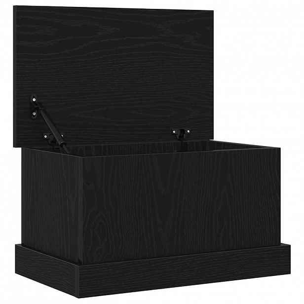 vidaXL Úložná krabice Černý dub 50 x 30 x 28 cm Kompozitní dřevo