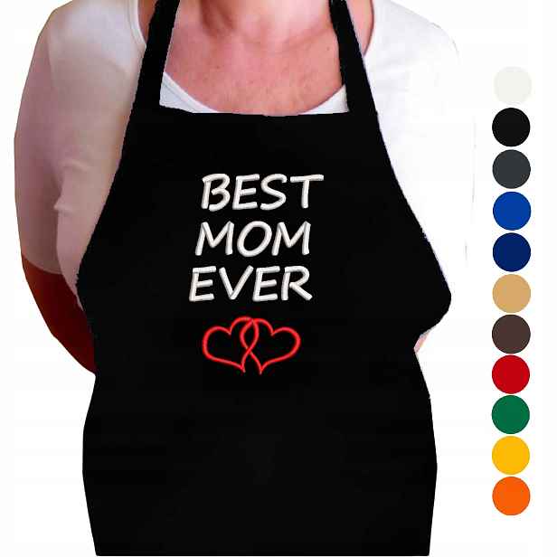 Zástěra Best Mom Ever Dárek Na Svátek Matek Pro Kuchyňskou Tchyni Matky