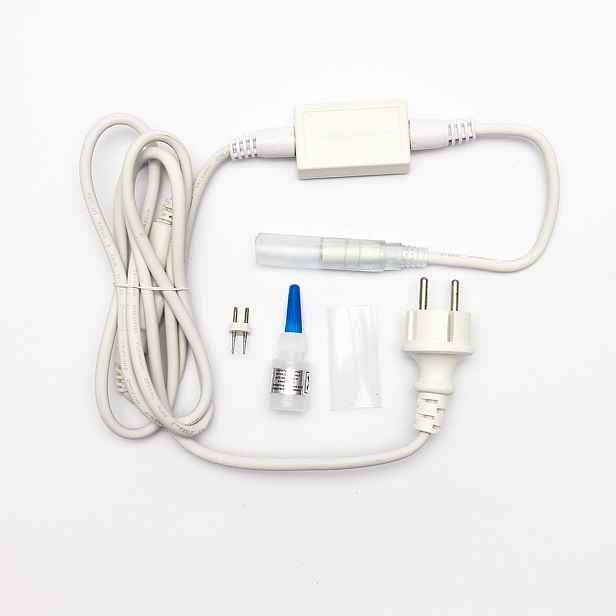 Easy Fix startovací sada AC/DC pro světelné hadice, bílý, IP67, 480 W