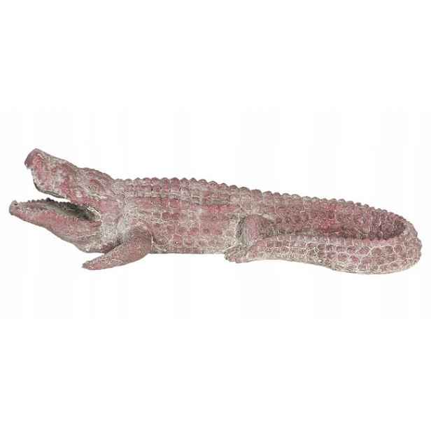 Clayre & Eef Dekorativní soška krokodýla 46*21*12 cm