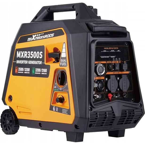 Invertorový Generátor 3500W Dual Fuel Lpg Benzín Tichý Agregát 230V Usb