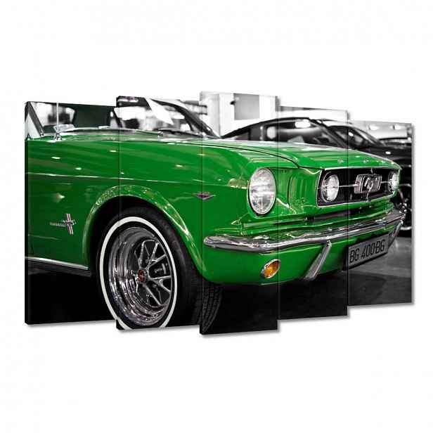 Obrazy 100x60 Zelený Ford Mustang