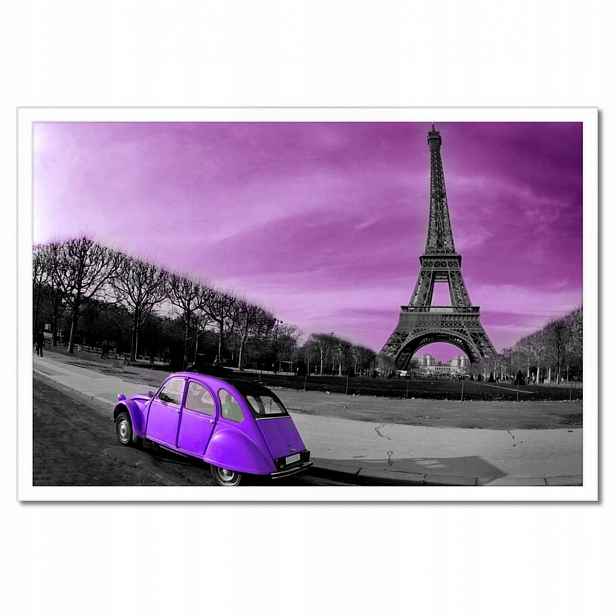 Plakáty v rámu 60x40 Fialový Citroen