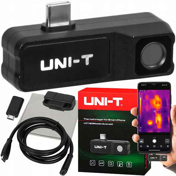 Termovizní Kamera Pro Smartphone MicroUSB Usb-c Android Uni-t UTI120 Mobile