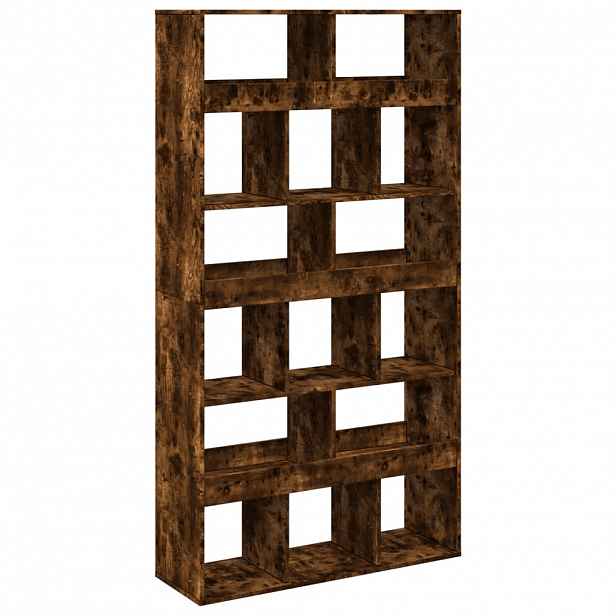 vidaXL Knihovna kouřový dub 100 x 33 x 187,5 cm kompozitní dřevo