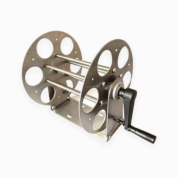 Buben na navíjení hadice 60 m nerezová ocel 350 bar Inox