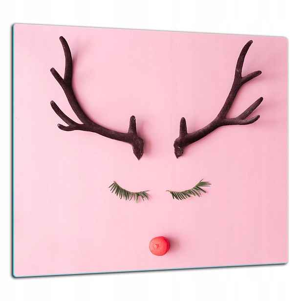 Skleněná Ochranná Deska Panel Lepidlo 65x60 Jelen