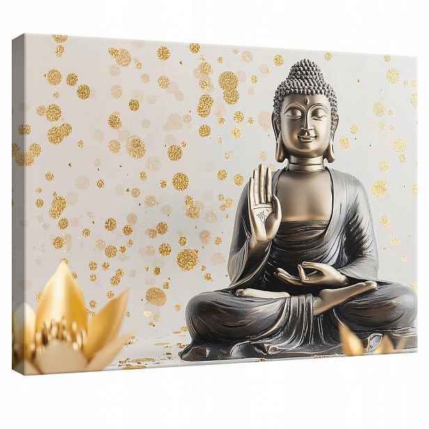 Wallarena OBRAZ na plátně Buddha Abstraktní Moderní 100x70