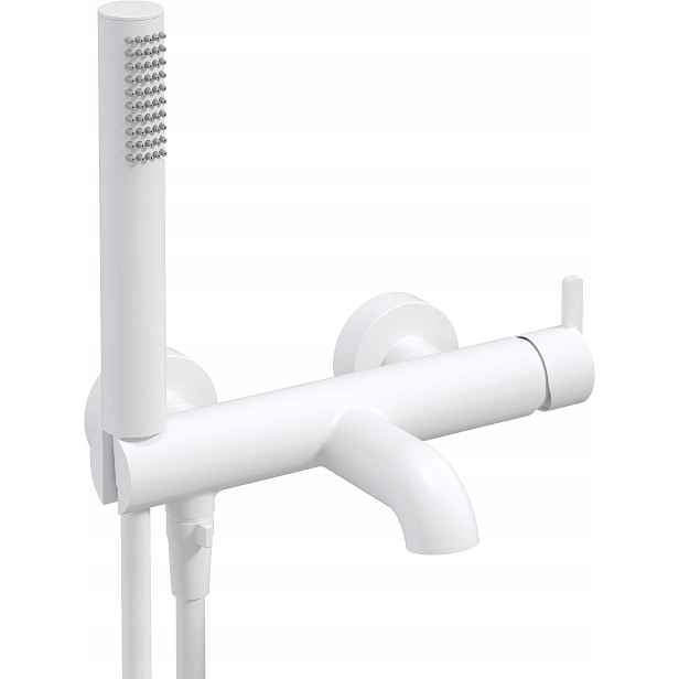 Vanová baterie Bianco se sprchovým setem, mosaz, výška 130 mm