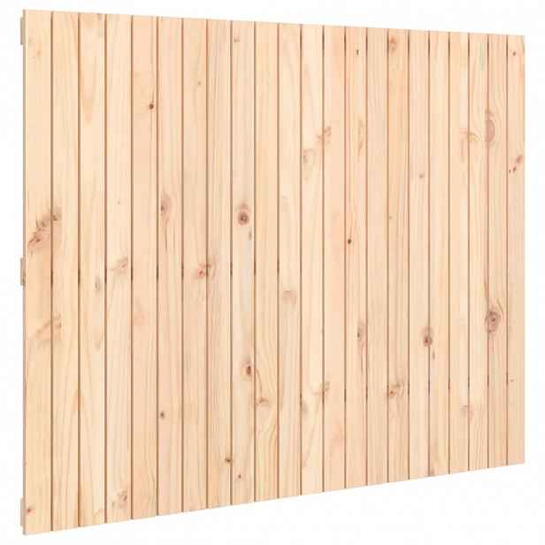 vidaXL Nástěnné čelo postele 140 x 3 x 110 cm masivní borové dřevo