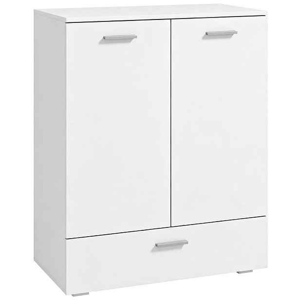 HOMCOM PŘÍBORNÍK MDF bílý