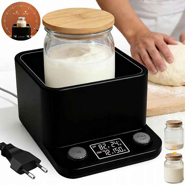 Ohřívač Fermentoru Na Kvásek S Časovačem Pro Jogurt, Kombuchy, Odolný