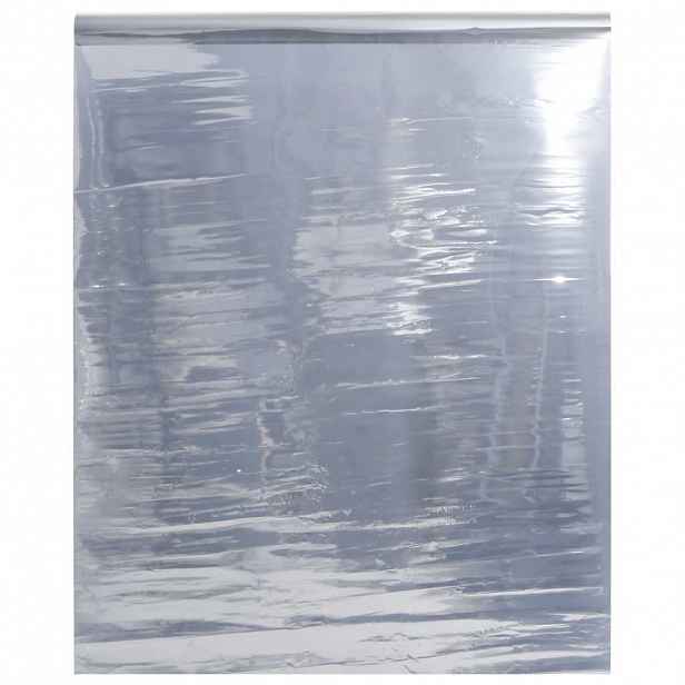 vidaXL Solární fólie statická reflexní efekt stříbrná 90 x 1000 cm PVC