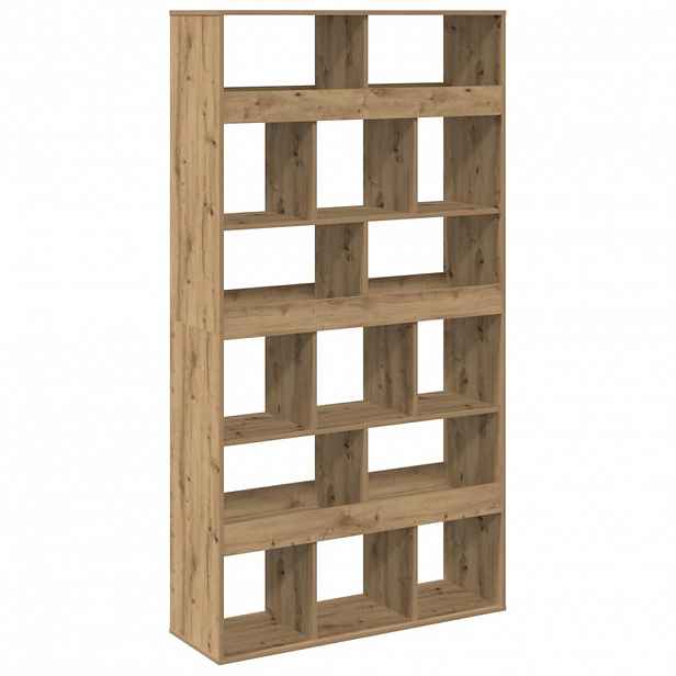 vidaXL Knihovna dub artisan 100 x 33 x 187,5 cm kompozitní dřevo