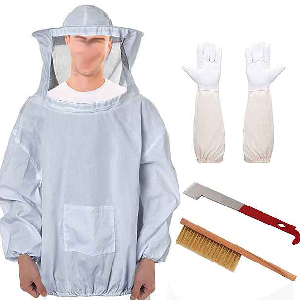 Mikina S Kloboukem Včelařský Kostým rozepínací včelařský klobouk cotton