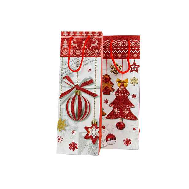 PROHOME - Taška vánoční 12x35x9cm různé motivy