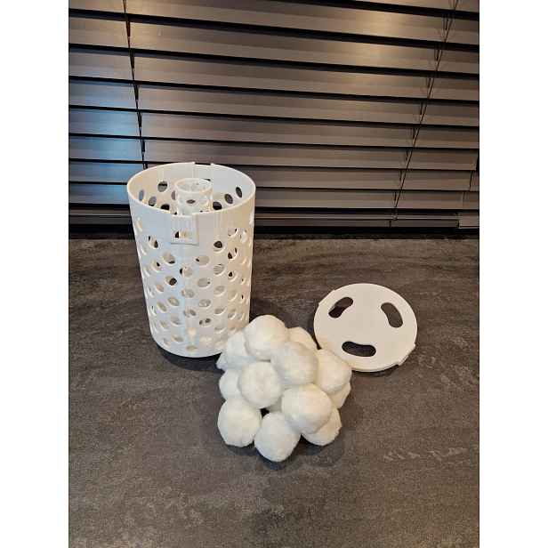 Adaptér filtru s filtračními kuličkami 21 x 15 cm – závit 46 mm