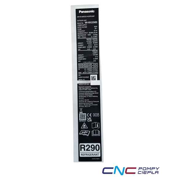 Panasonic ACXF02-98850 jmenovka nálepka jedna vnější WH-WXG30ME8