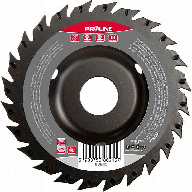 Proline Konvexní kotouč s pilou 125 mm, silné zuby