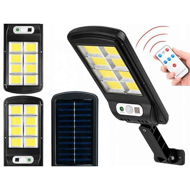 Sada 2x Solární Lampa do zahrady garáže Ovladač
