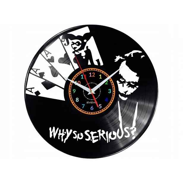 Joker Dárek Originální dekorace do domu Hodiny z vinylové desky