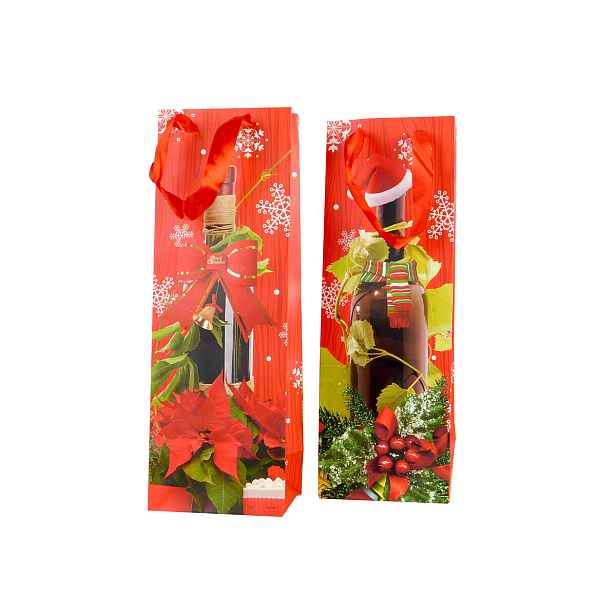 PROHOME - Taška vánoční 12x9x35cm různé motivy