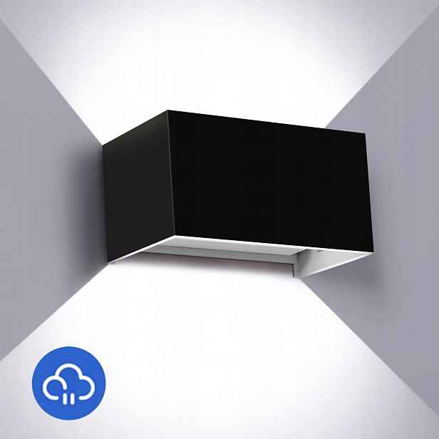 Nástěnná fasádní Led lampa Venkovní zahradní nástěnné svítidlo IP65 Horní 24W