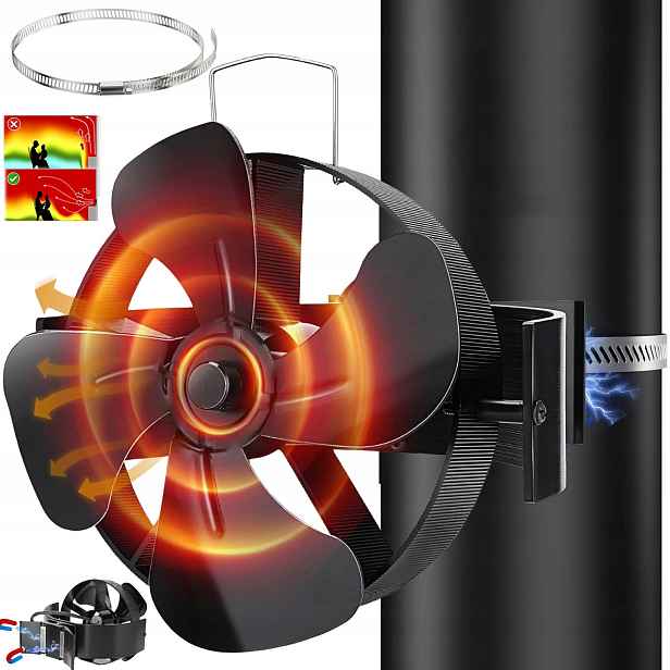 Magnetický Krbový Ventilátor, Rozvaděč Tepla, Ventilátor Pro Kamna
