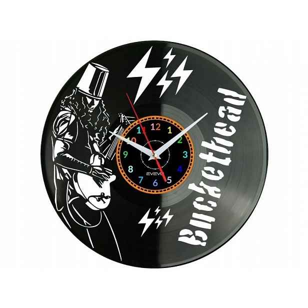 Rock Band Dárek Originální dekorace do domu Hodiny z vinylové desky