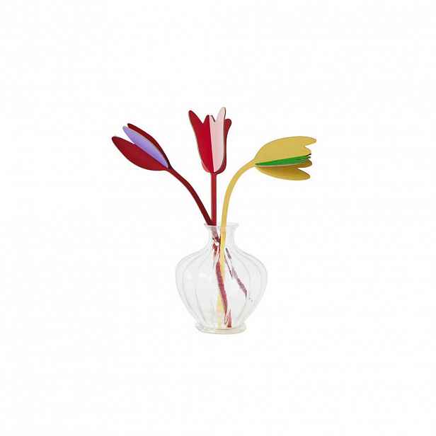 Studio Roof PAPÍROVÁ NÁSTĚNNÁ DEKORACE TULIPÁNOVÉ KVĚTY, 7/28 CM