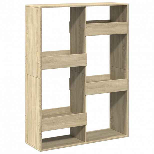 vidaXL Knihovna dub sonoma 100 x 33 x 135 cm kompozitní dřevo