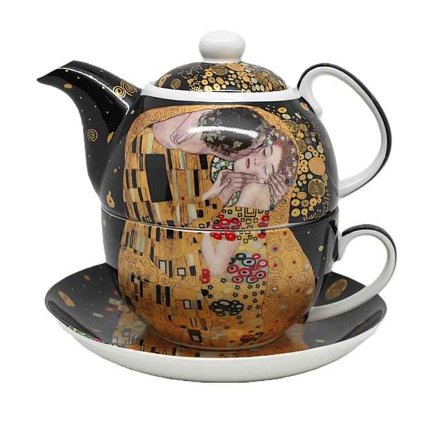 Tea for One – Sada šálek 260 Ml s konvičkou 350 ml Gustav Klimt