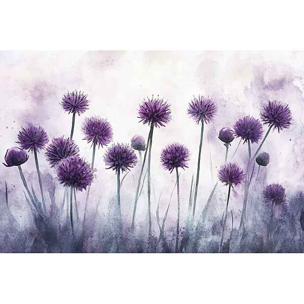 Fototapeta Flizelina Příroda Fialové Květy Jetel 254x184 130g