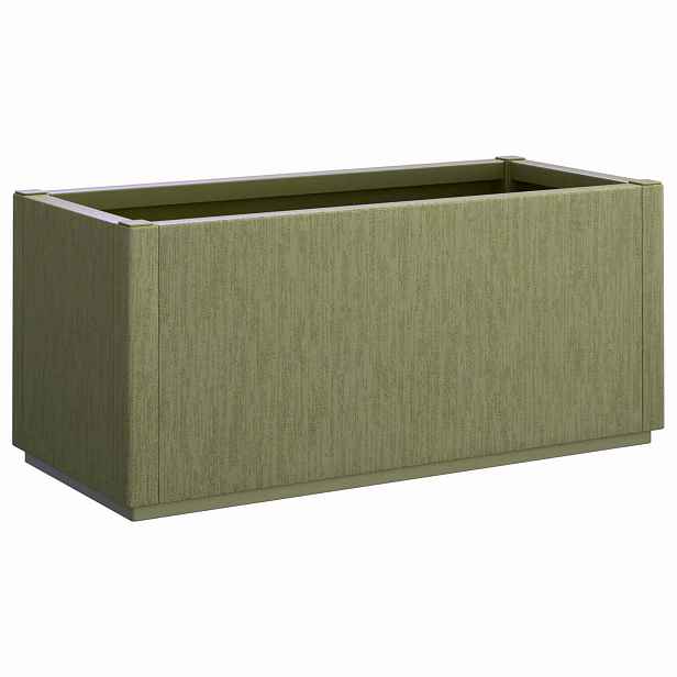 vidaXL Zahradní květinový box Zelená 80 x 36 x 35 cm PP